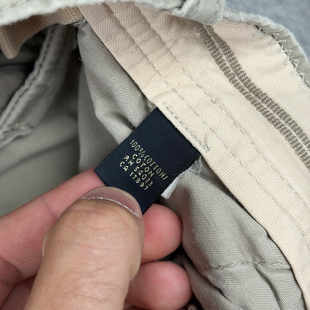 Vintage Banana Republic Pants Mens 32x32 Khaki Beige Baggy Distressed Grunge Y2K - Picture 6 of 16